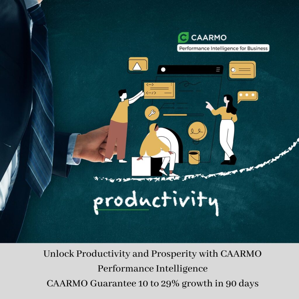 Unlock productivity and prosperity with caarmo performance intelligence